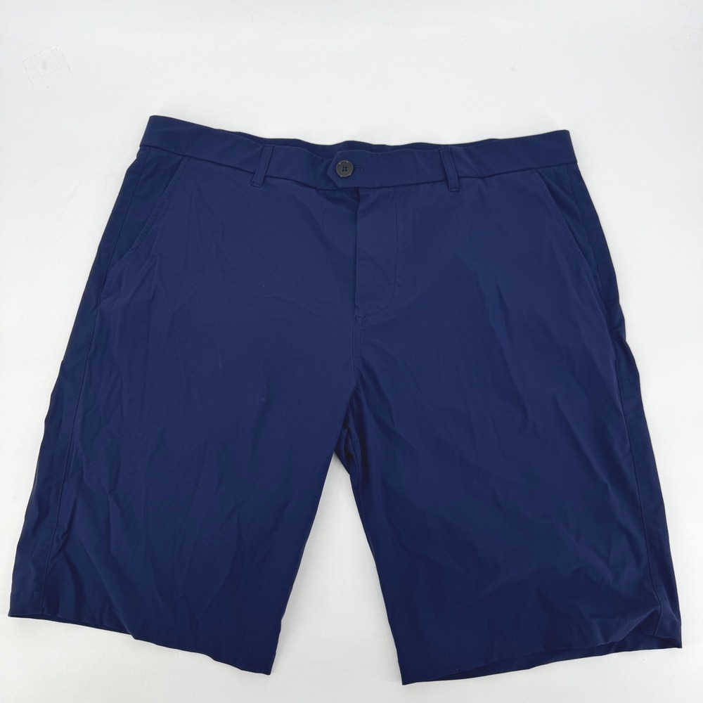 Greyson Montauk Golf Shorts Mens 38 Navy Blue Performance Stretch Technical